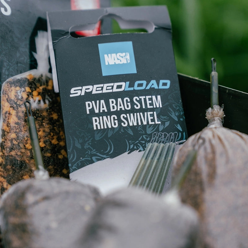 Nash Speedload PVA Bag Stem Ring Swivel – 5 Pezzi