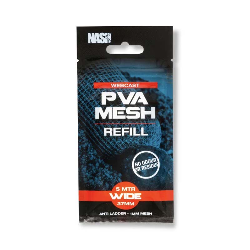 Nash Webcast PVA Refill Wide 5m 37mm