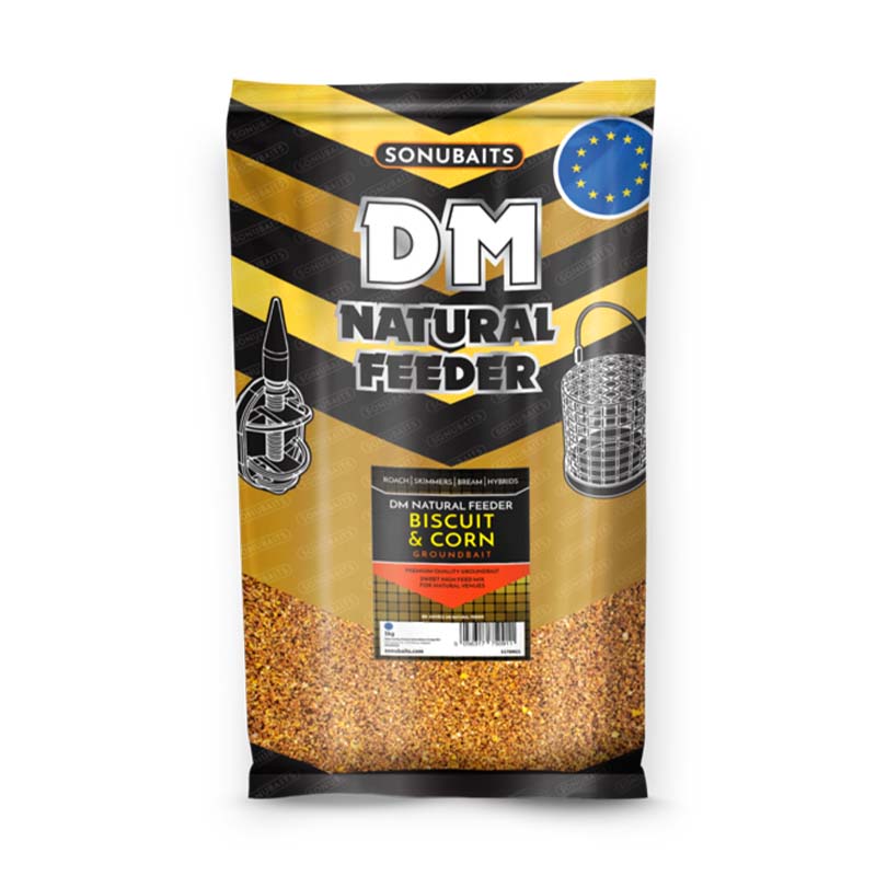Natural Feeder Biscuit & Corn Groundbait 1kg