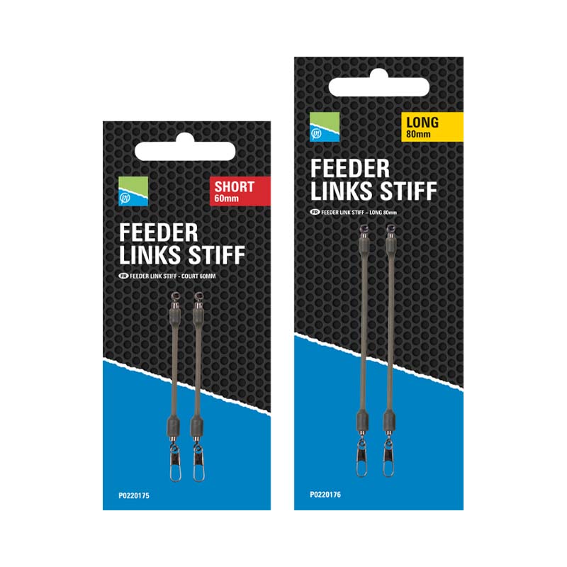 Preston Feeder Links Stiff Long 80mm