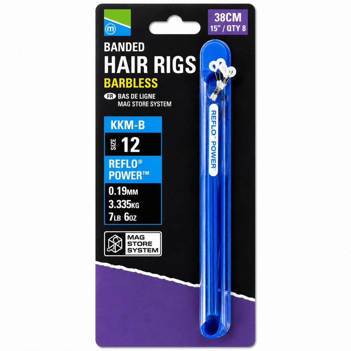 Preston KKM-B Banded Hair Rig Barbless 4in
