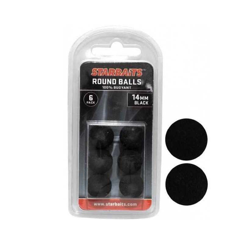 Round Balls Black 14 mm