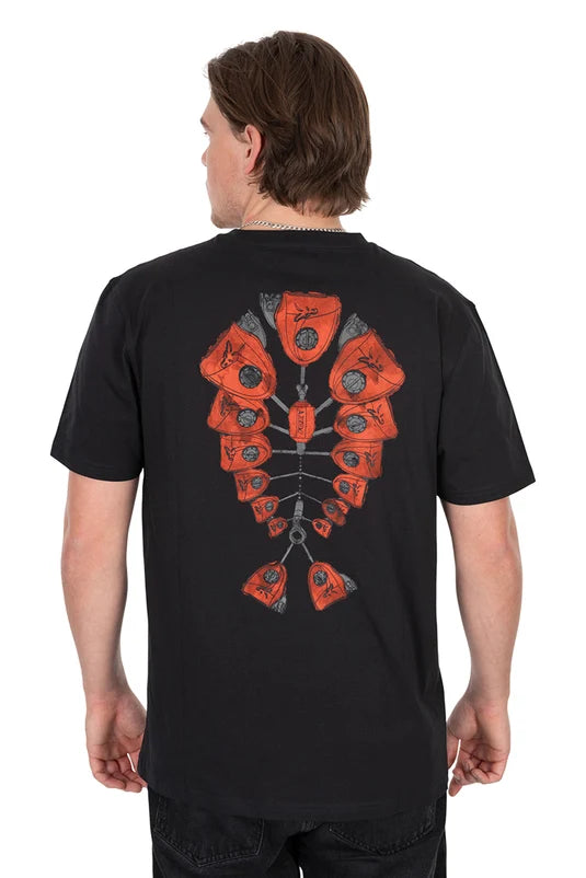 Fox Orange Indicator T-Shirt Black
