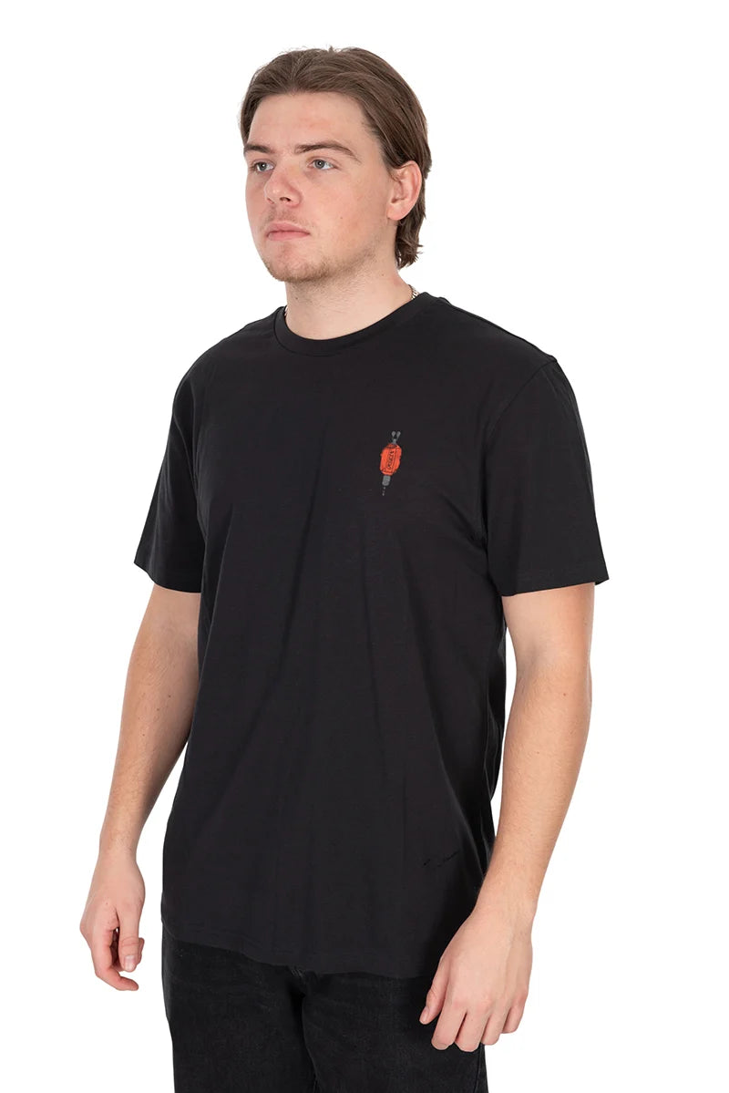 Fox Orange Indicator T-Shirt Black
