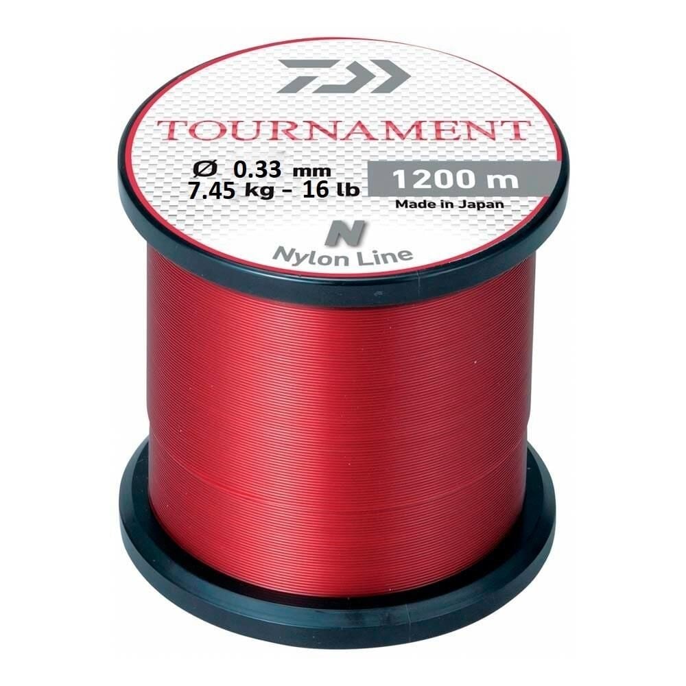 Daiwa Tournament Line Red 1200m 0.33mm bobina