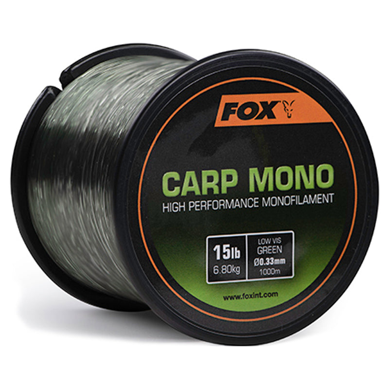 Fox Carp Mono 0,30mm 1000m – dettaglio monofilo verde low-vis