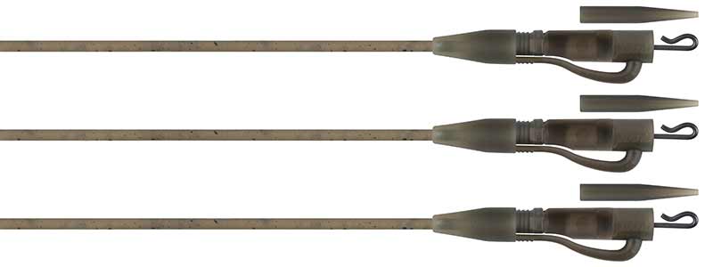 Fox Edges Naturals Kwik Change Lead Clip Tubing Rigs – 3pz