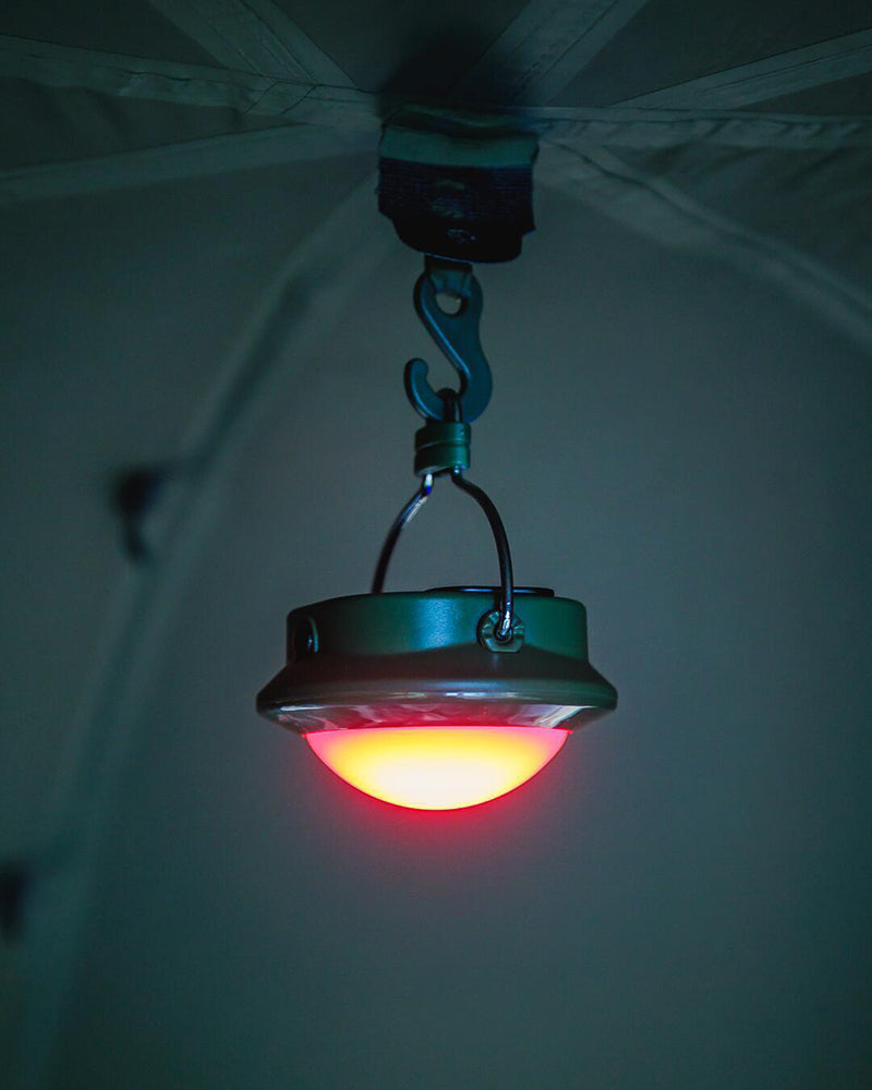 Fox Halo 200C Bivvy Light in uso nel bivvy
