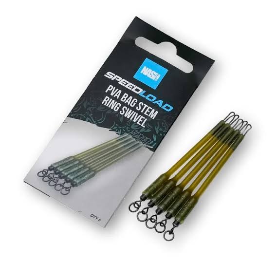 Nash Speedload PVA Bag Stem Ring Swivel – 5 Pezzi