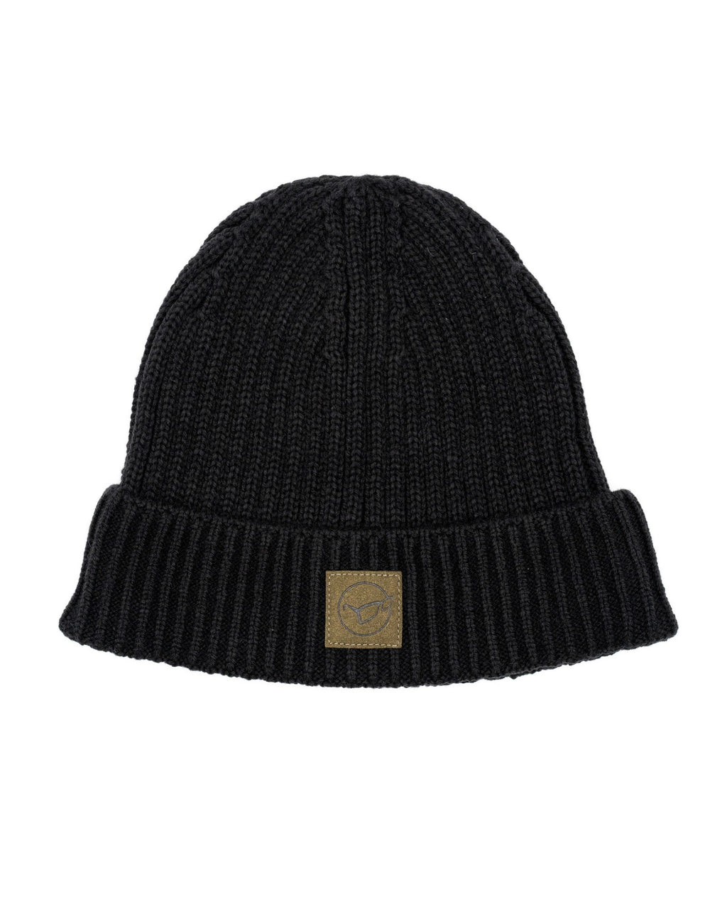 Korda Fishermen Beanie Black KBH18 – vista frontale