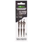 Korda Leadcore Leaders Hybrid Lead Clip QC Gravel – confezione 3 pezzi