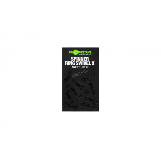 Korda Spinner Ring Swivel X Size 11 – confezione girelle Spinner Rig