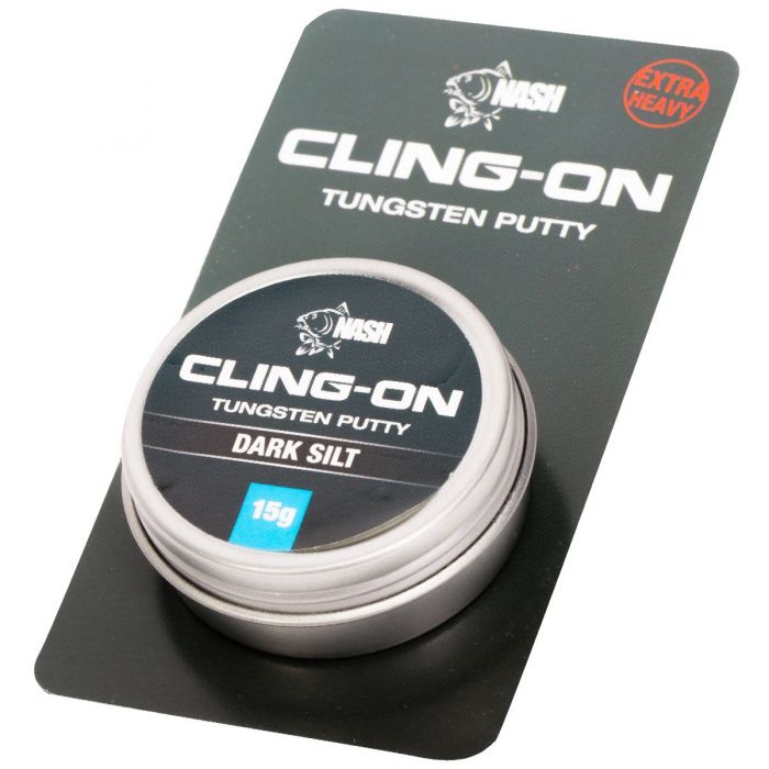 Nash Cling-On Tungsten Putty Dark Silt 15g – dettaglio pasta tungsteno