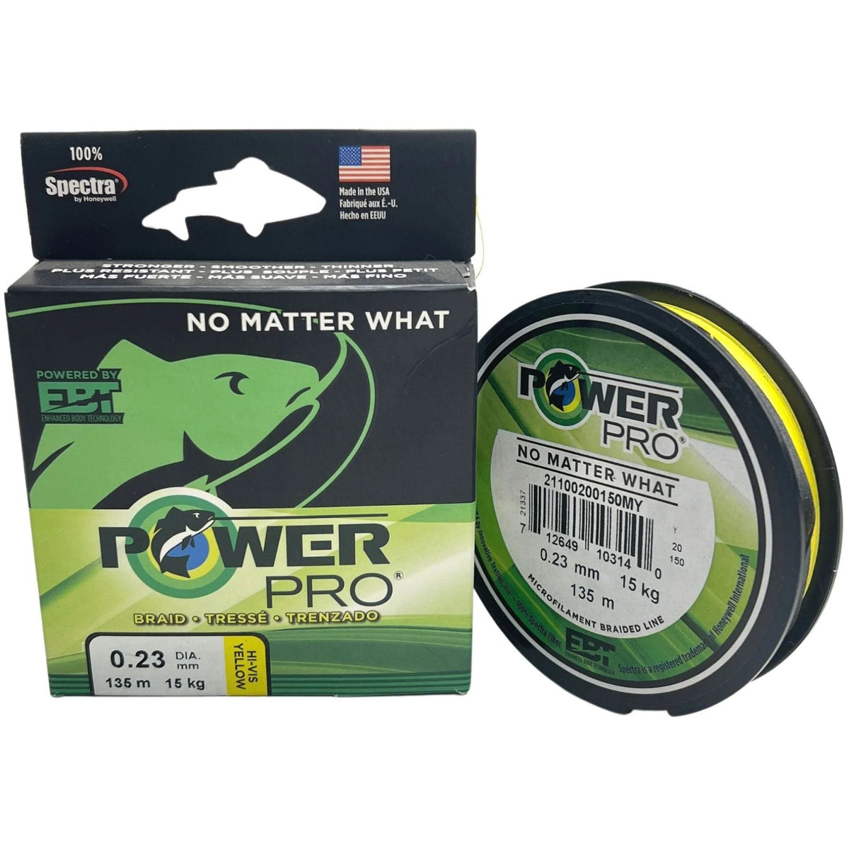 PowerPro Hi-Vis Yellow 275m – trecciato ad alta visibilità