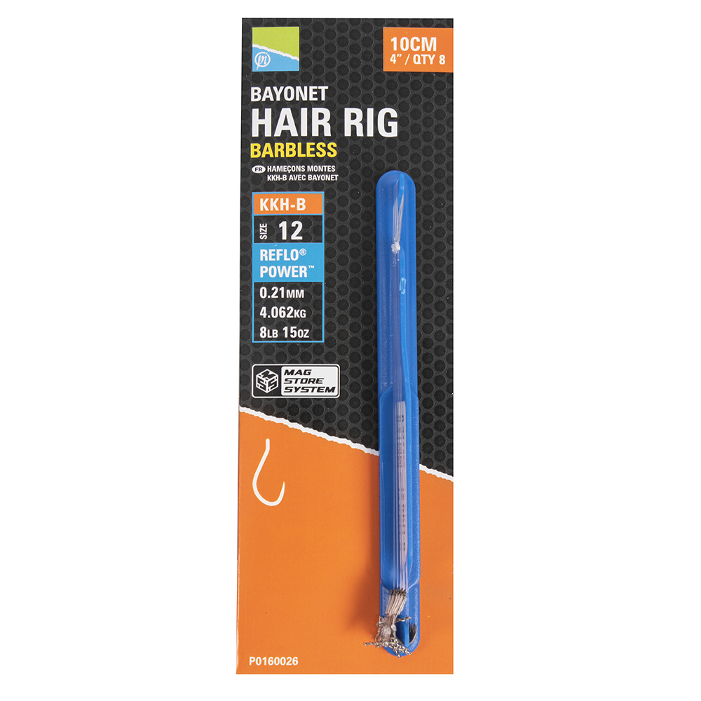 Preston KKH-B Bayonet Hair Rig Barbless dettaglio