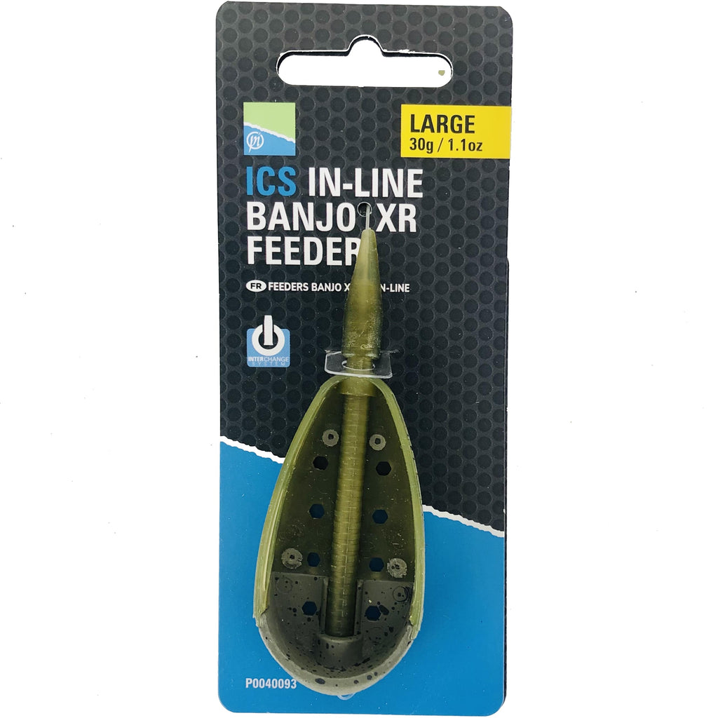 Preston ICS In-Line Banjo XR Feeder Large 30g – confezione prodotto