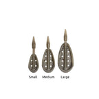 Preston ICS In-Line Banjo XR – confronto dimensioni Small Medium e Large