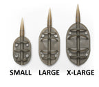 Preston In-Line Flat Method Feeder – confronto taglie Small Large XL