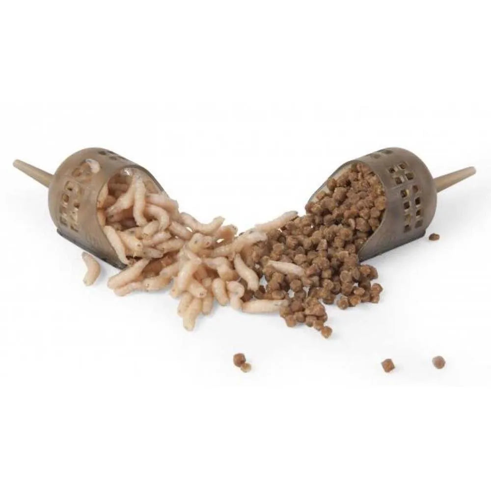 Preston In-Line Sticky Feeder XL – utilizzo con pellet e bigattini incollati