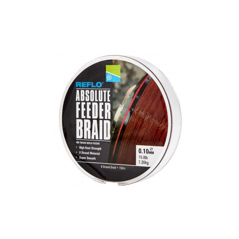 Preston Reflo Absolute Feeder Braid 150m 0.10mm