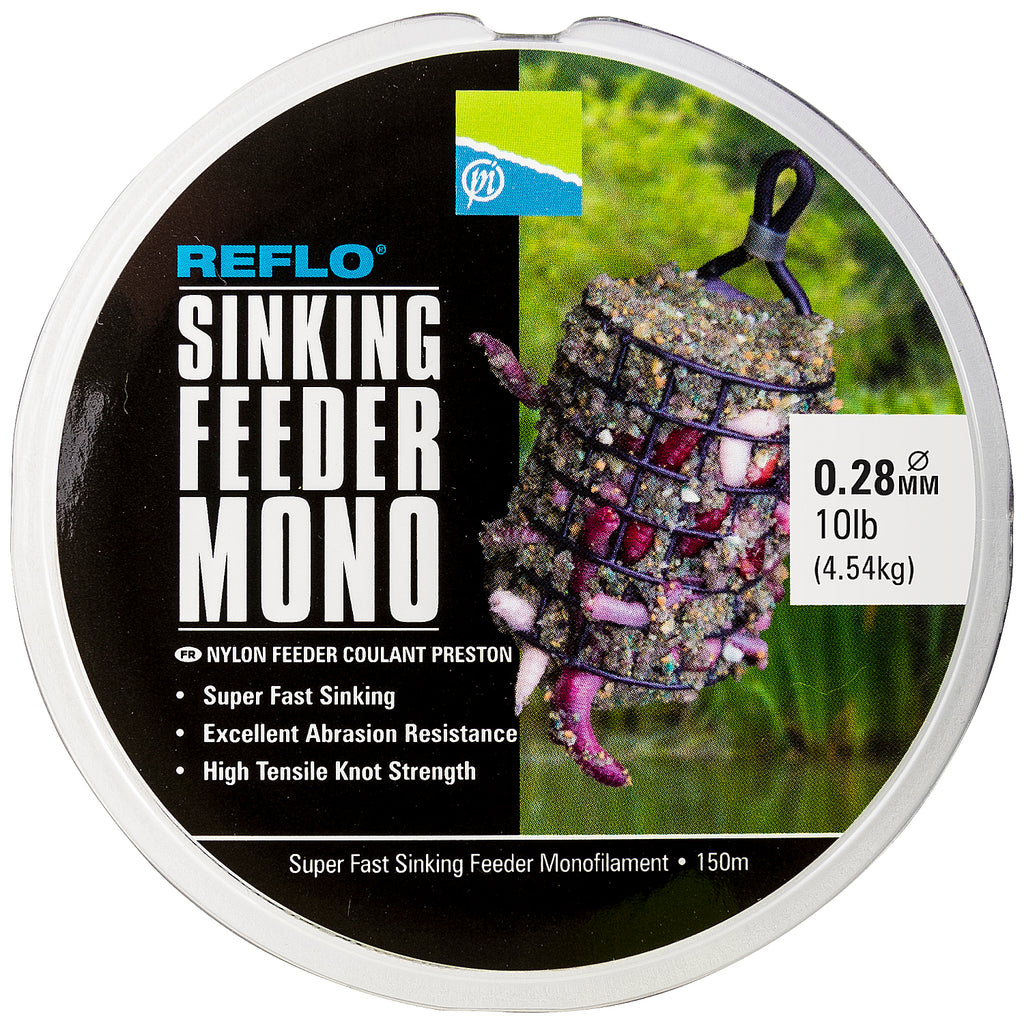 Preston Reflo Sinking Feeder Mono 0.28mm 150m
