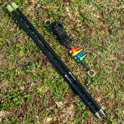 RidgeMonkey Nite Glo Wrap Sticks in uso