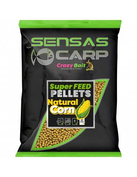 Sensas Super Feed Pellets Natural Corn 2mm 650g