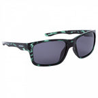 Shimano Aspire Dark Green Tortoiseshell & Dark Grey – dettaglio montatura e lenti