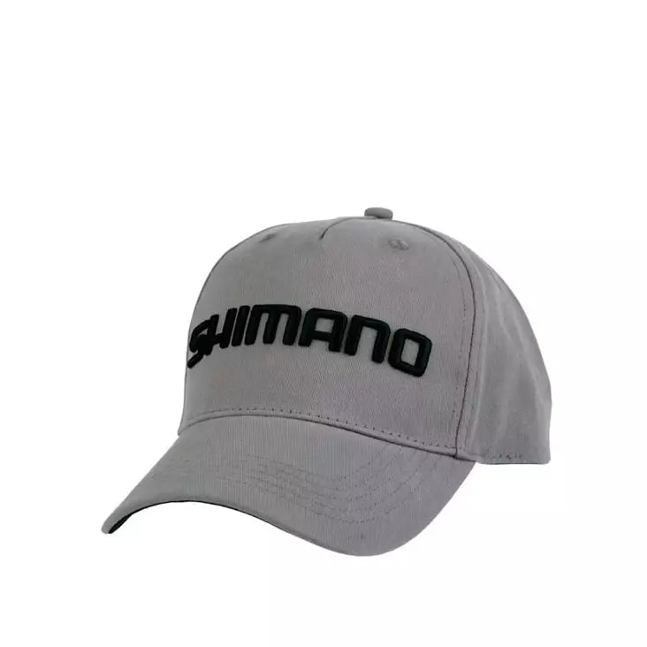 Shimano Grey Cap grigio con logo Shimano ricamato nero