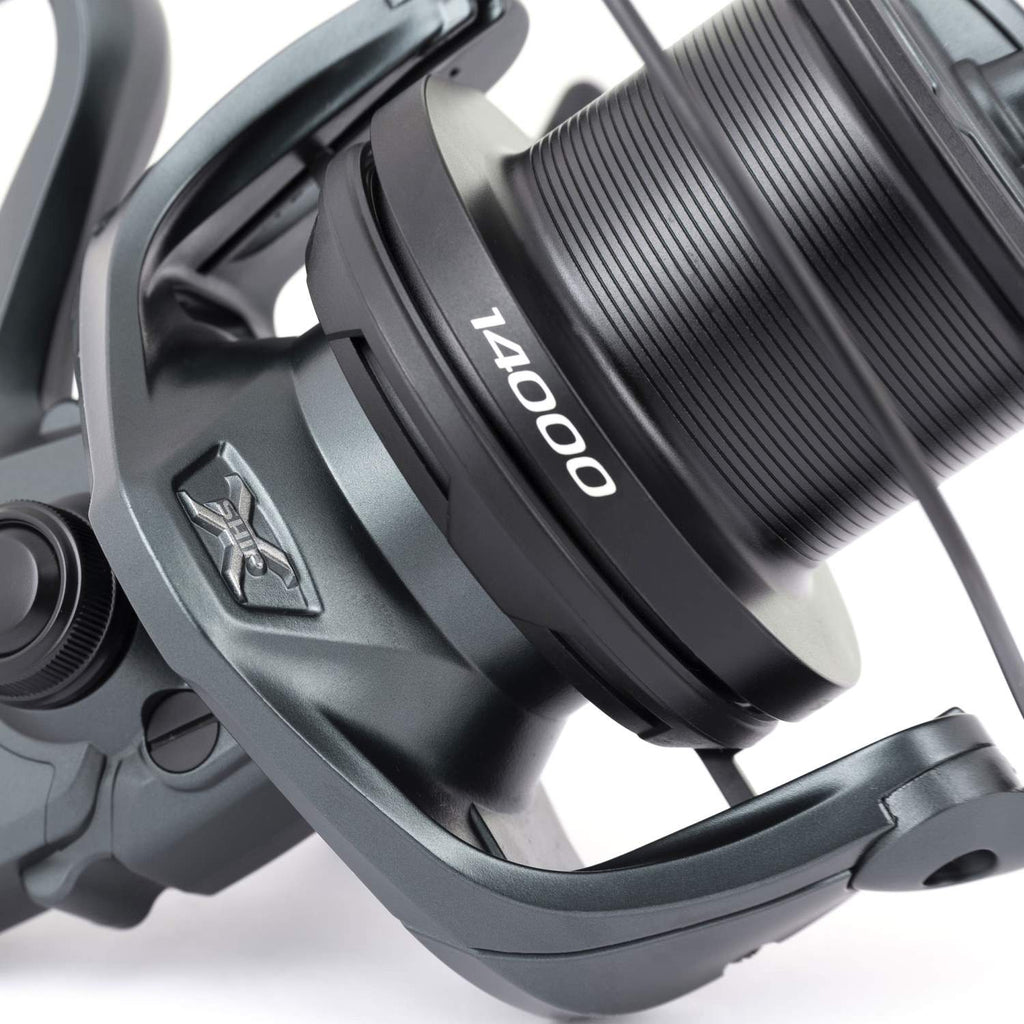 Shimano Speedmaster 14000 XTC dettaglio bobina montata